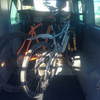 vw transporter internal bike rack