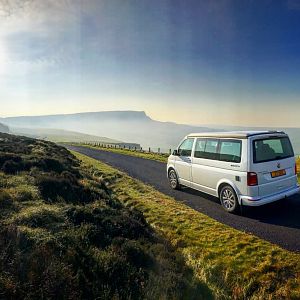 Driving over Binevenagh