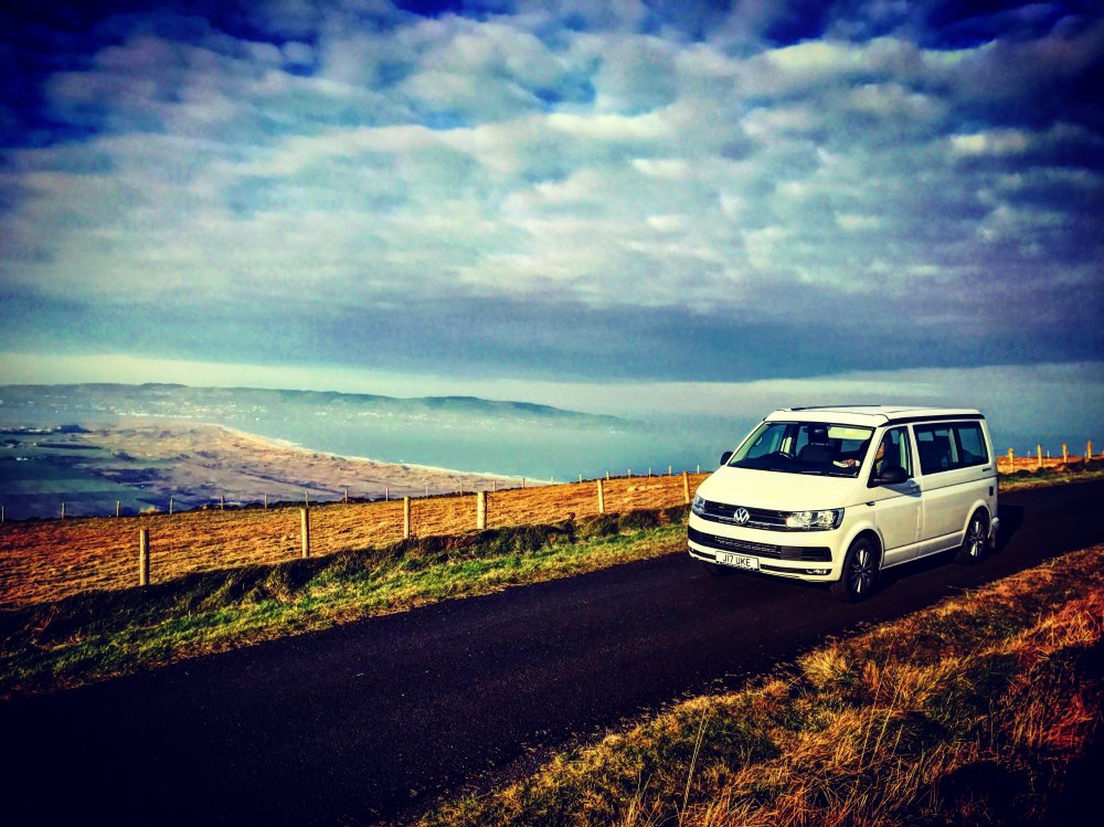 Driving over Binevenagh