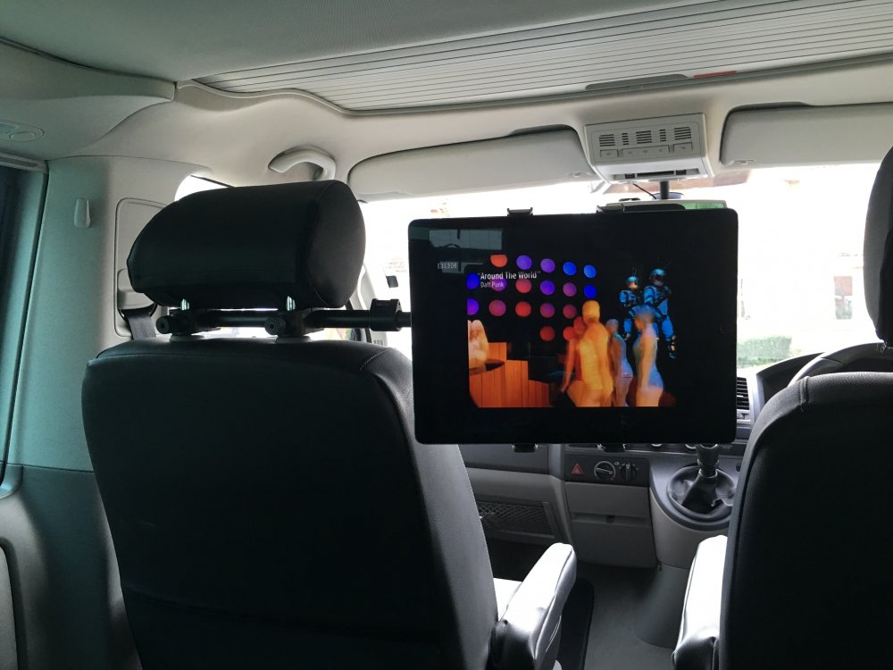 vw ipad holder