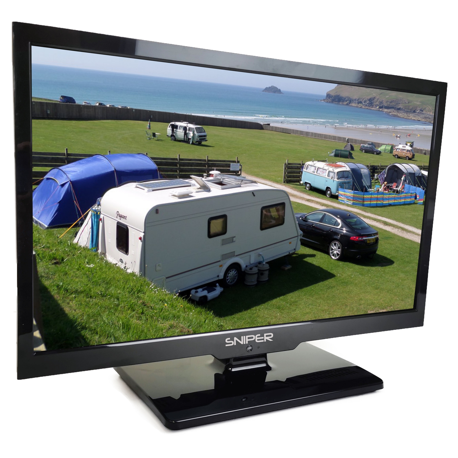 22 12V 24V HD Travel TV with DVD, DVB-T2 and DVB-S2 Satellite