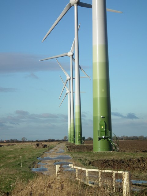 Vertical paint colour charts on the... © Chris :: Geograph Britain and  Ireland