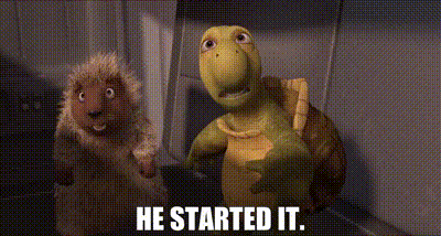 YARN | He started it. | Over the Hedge | Video clips by ...