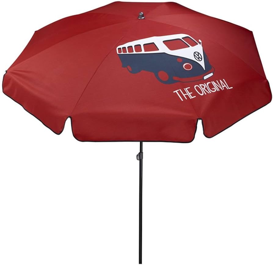 Volkswagen Bulli 7E0087605 Parasol Red Original Accessories Umbrella :  Amazon.de: Automotive