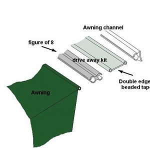 Vango Drive Away Awning Kit 6mm to 6mm (3m Length)
