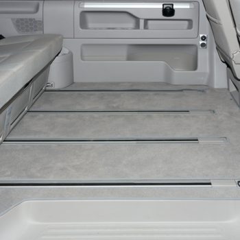 Brandrup Velours carpet for passenger compartment, VW T6/T5 California Beach with 3-seater bench (as from 2011)