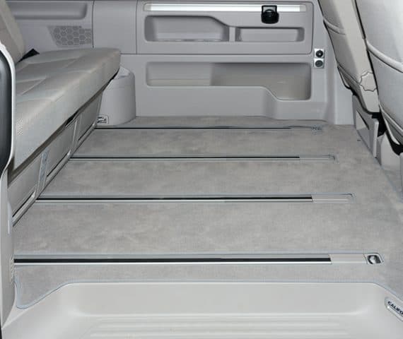 Brandrup Velours carpet for passenger compartment, VW T6/T5 California Beach with 3-seater bench (as from 2011)