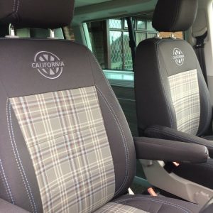 Premium Gti Fabric Seat Covers For Vw, Tartan Car Seat Covers