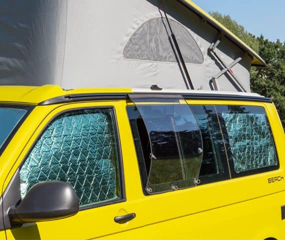 Brandrup Airscreen for Left Sliding Window of VW California T5/T6 & Mercedes  Marco Polo