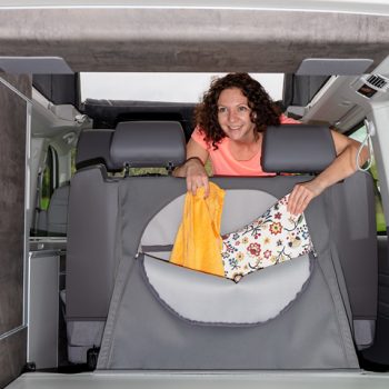 Brandrup FLEXBAG Bench Rucksack For All VW T5/T6 California Ocean/Coast/Comfortline With 2-Seater Bench – Palladium