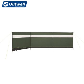 Outwell 5m Strong Windbreak - Elegant Green