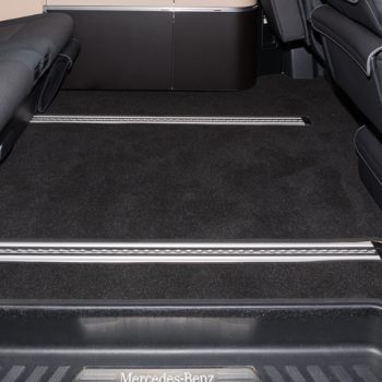 Brandrup Velour Carpet for the Passenger Area Mercedes Marco Polo (2014+)- Titanium Black.