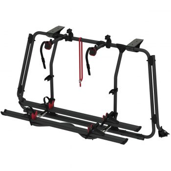 Fiamma Tailgate Bike Rack for VW T6 / T6.1 Pro California/Caravelle - Deep Black