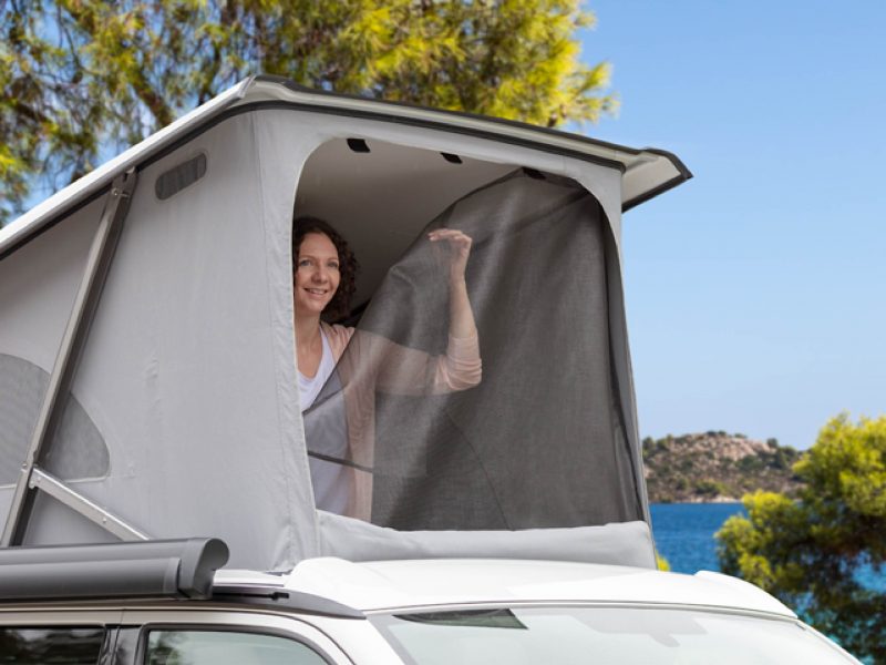 Brandrup Flyout Mosquito Net for ISO-TOP MK VI - Manual Operated Pop-up Roof VW California T6/T6.1