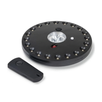 Kampa Dazzle LED Remote-Controlled Hanging Light Disc - Black