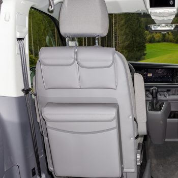 Brandrup UTILITY with MULTIBOX Maxi for cabin seats VW T6.1/T6/T5 California Beach / Multivan, "Leather Palladium"