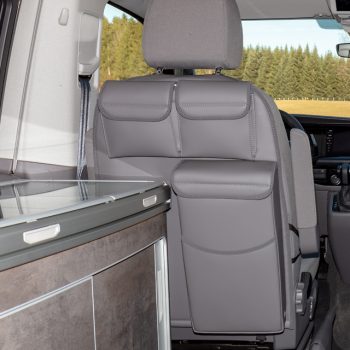 Brandrup Multibox Utility for the Left Cabin Seat VW California Ocean T5/T6/T6.1 – Leather Palladium