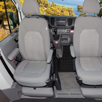 Brandrup Second Seat Skin Covers For VW Grand California 600/680 with 2 Cabin Seats - Palladium
