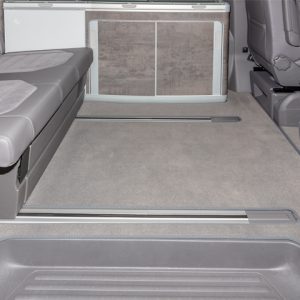 Brandrup Velour Carpet For Passenger Compartment VW T6.1 California Ocean/SE – 2 Rails - Palladium