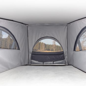 Brandrup ISO-TOP MK VI pop-up roof insulation for the VW T6.1 / T6 California with manual operated pop-up roof with a big front opening