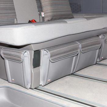 Brandrup Second Skin Seat Covers For Cabin Seats VW T6.1 Multivan/California  Beach – Quadratic/Titanium Black