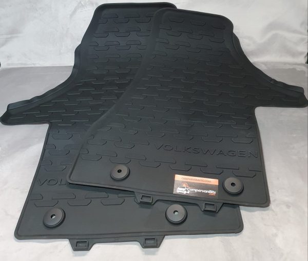 Genuine Volkswagen T6.1 Front Rubber Floor Mats