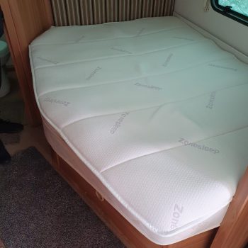 Zonesleep Caravan Reversible Bed Mattress Topper For Corner Beds