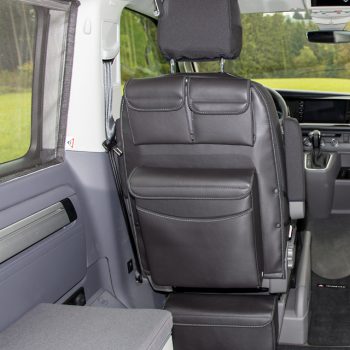 Brandrup UTILITY with MULTIBOX Maxi for cabin seats VW T6.1/T6/T5 California Beach/Multivan, – “Leather Titanium Black”