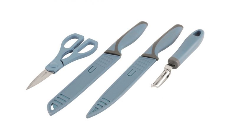 Outwell Chena Knife Set with Peeler and Scissors