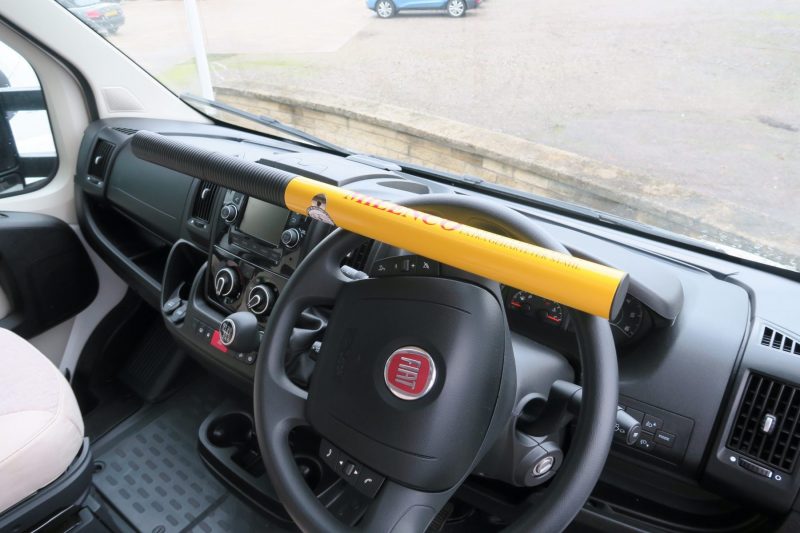 Milenco Commerical High-Security Steering Wheel Lock - Yellow