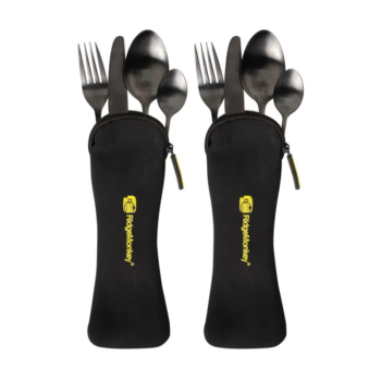 RidgeMonkey DLX Cutlery Set - Twin Pack