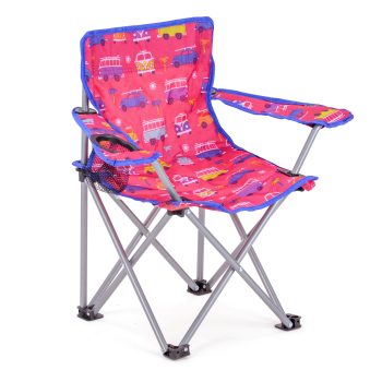 VW Kids Folding Camper Camping Chair - Red