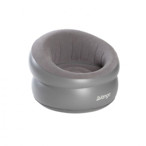 Vango Inflatable Donut Flocked Chair DLX – Nocturne Grey