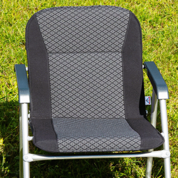 Brandrup Padded Covers for Camping Chairs VW T5/T6/T6.1 California Ocean/SE – Quadratic/Titanium Black