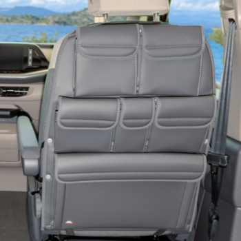 Brandrup Cabin Seat Storage for VW California Multivan (T7) - Leather Raven