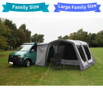 Outdoor Revolution Movelite T3E Polycotton Driveaway Air Awning LH- Mid (220-255cm)