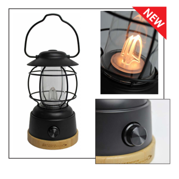 Outdoor Revolution USB Rechargeable LED Rustic Flame Lamp