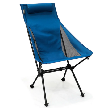 Vango Micro-Steel Tall Recline Chair - Mykonos Blue