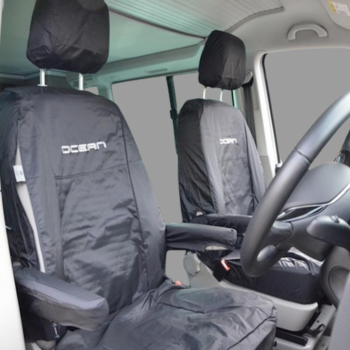 Genuine Volkswagen California Ocean T5/T6/T6.1 Waterproof Seat Cover Full Set - Black