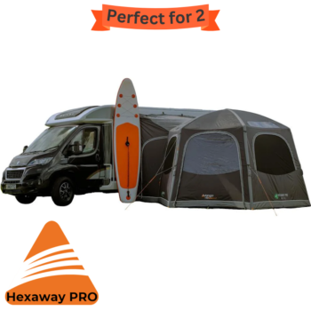 Vango AirHub Hexaway PRO Air Tall Driveaway Awning - 255-295cm