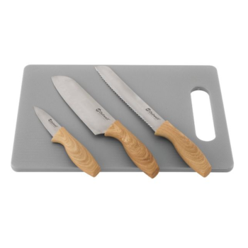 Outwell Caldas Knife Set with Cutting Board