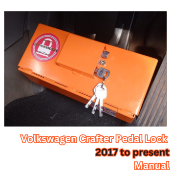 Lockdown Secure Volkswagen Crafter Manual Pedal Lock (2017-Present)