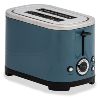 Quest Rocket Stainless Steel Low Wattage 2-Slice Toaster - Slate