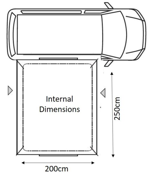 Comfortz XL VW California Awning Room Kit