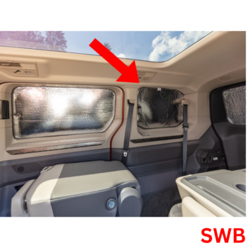 Brandrup Internal Isolite for VW California Multivan (T7) - Back Right Window (SWB)