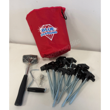 Blue Diamond Pack of 20 Screw Pegs Pro Kit - Inc Storage Bag