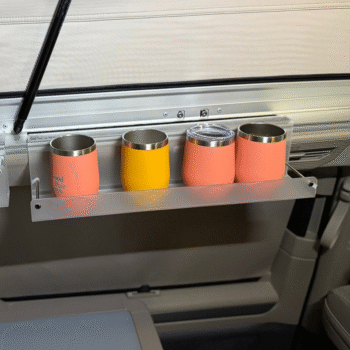 VW Multivan California (T7) Large Perspex Kitchen Shelf - Clear Frost