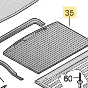 VW California Poptop Roof Hatch Door Blind