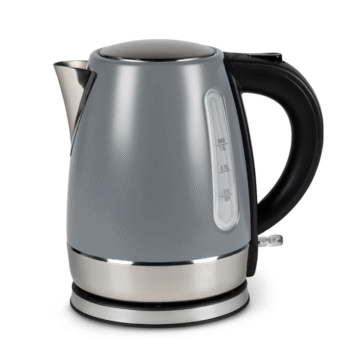 Kampa Cascade 1L Low-Wattage Electric Kettle - Fog Grey