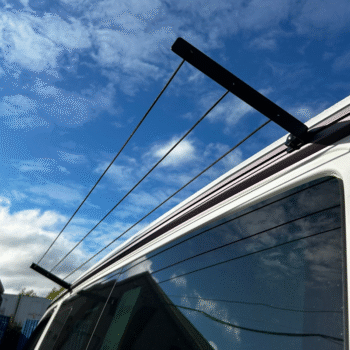 CampervanBits VW Multivan California (T7) Awning Rail Washing Line